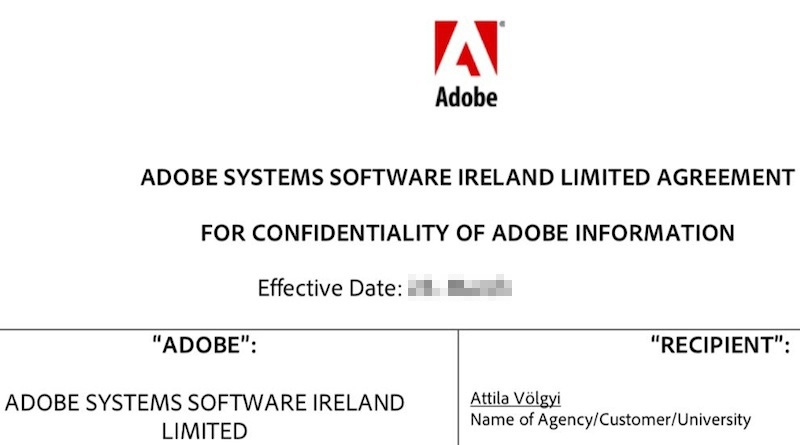 AdobeCS6 NDAcontract Adobe PhotoShop CS6: Ha elmondanám, meg kéne ölnöm téged