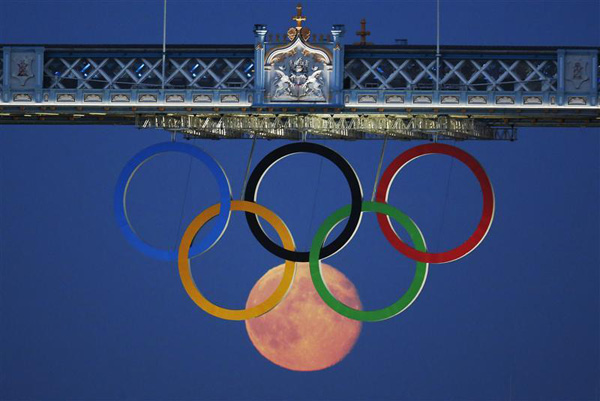 A Londoni Olimpia idején csak telihold voltFotó: Luke MacGregor/Reuters